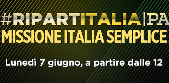 #RIPARTITALIA/PA - Missione Italia semplice 2021