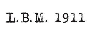 L.B.M .1911